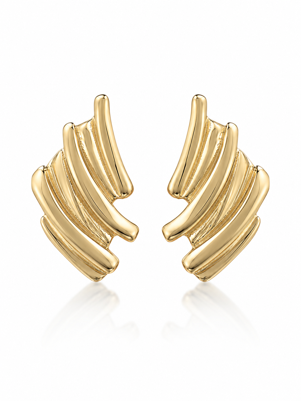 Golden Lines Earrings