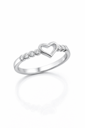 Subtle heart Ring