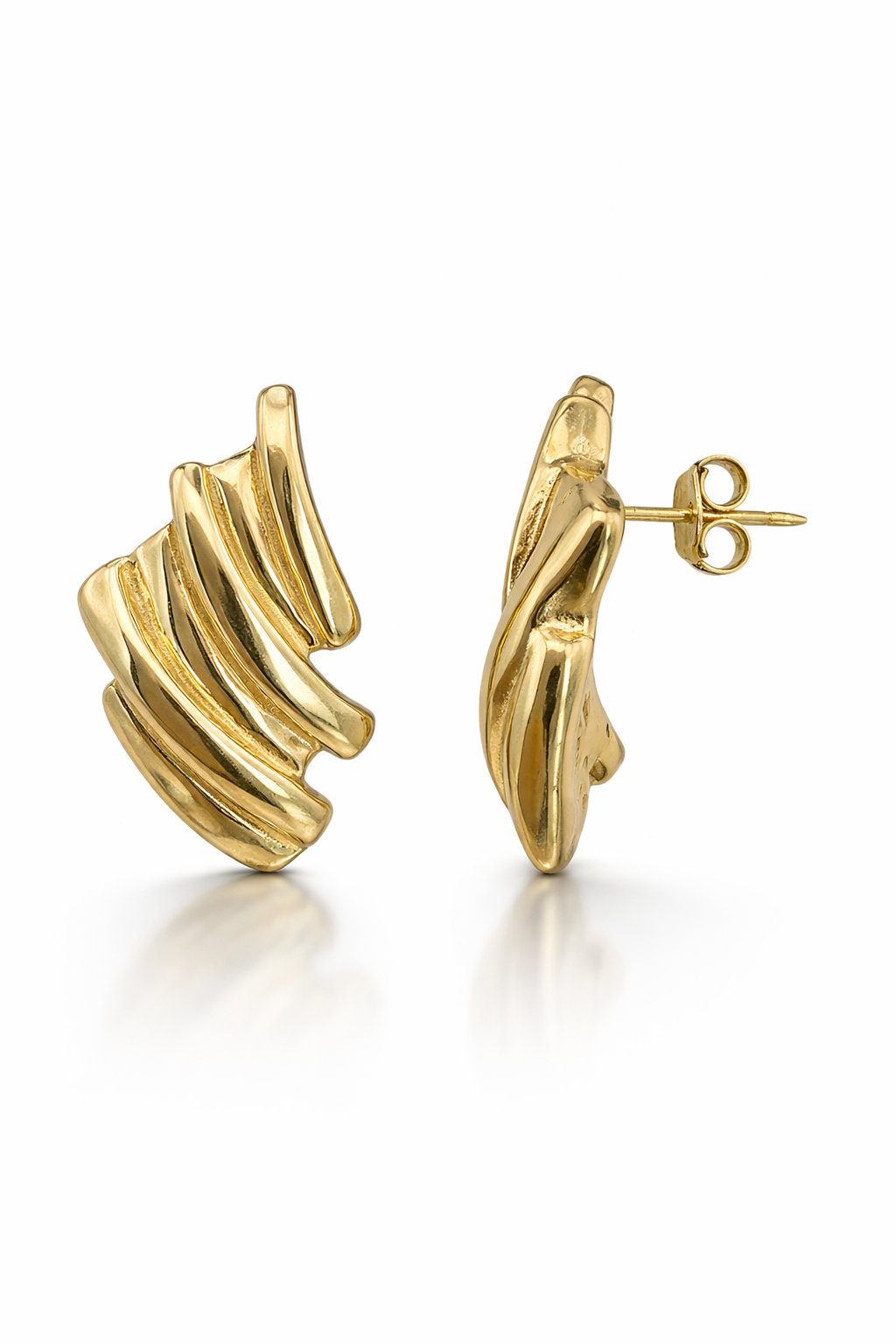 Golden Lines Earrings