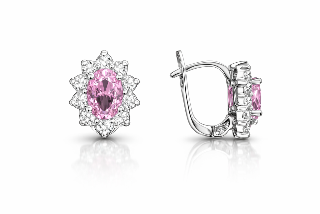 Pink princess Earrings