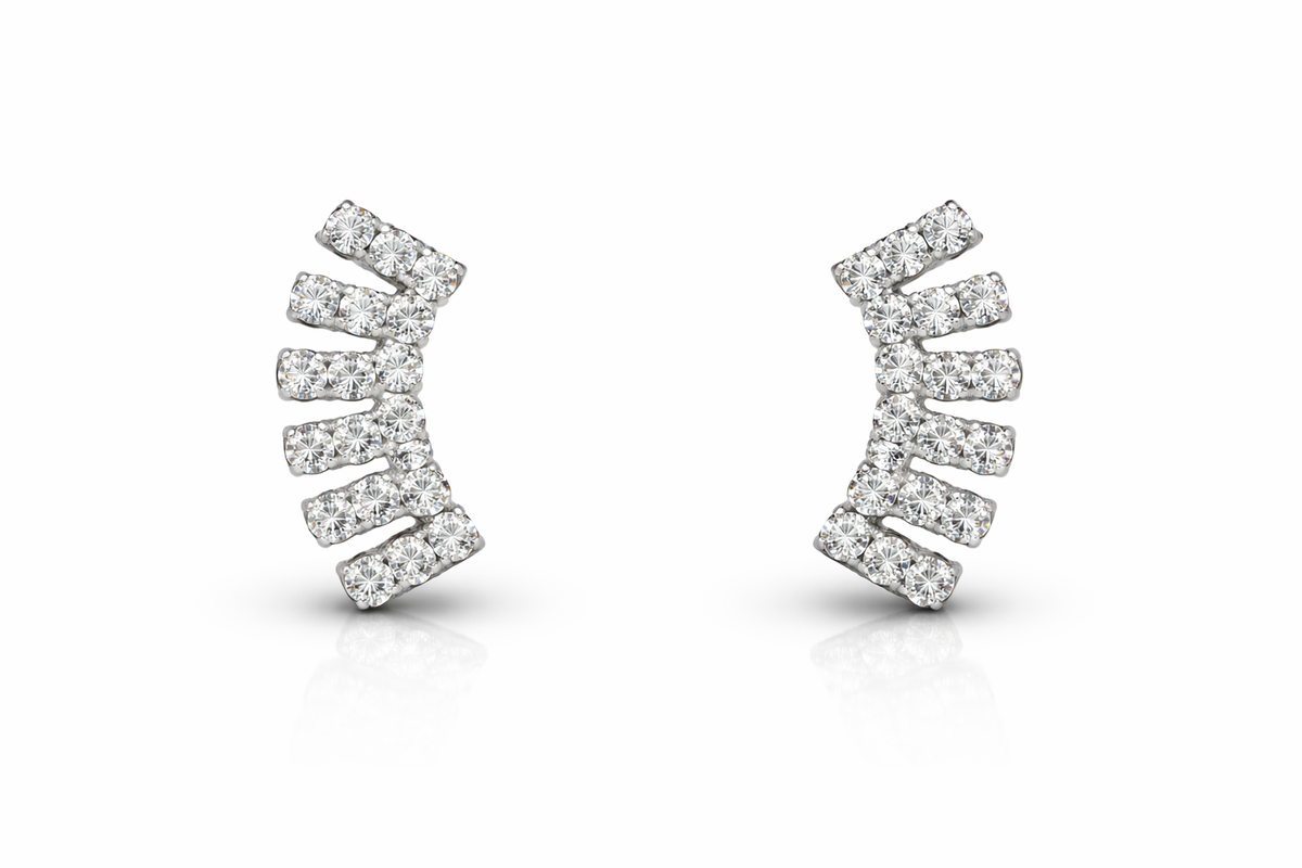 Sculpted Cuff Earrings