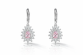 Petite Pink Stone Earrings