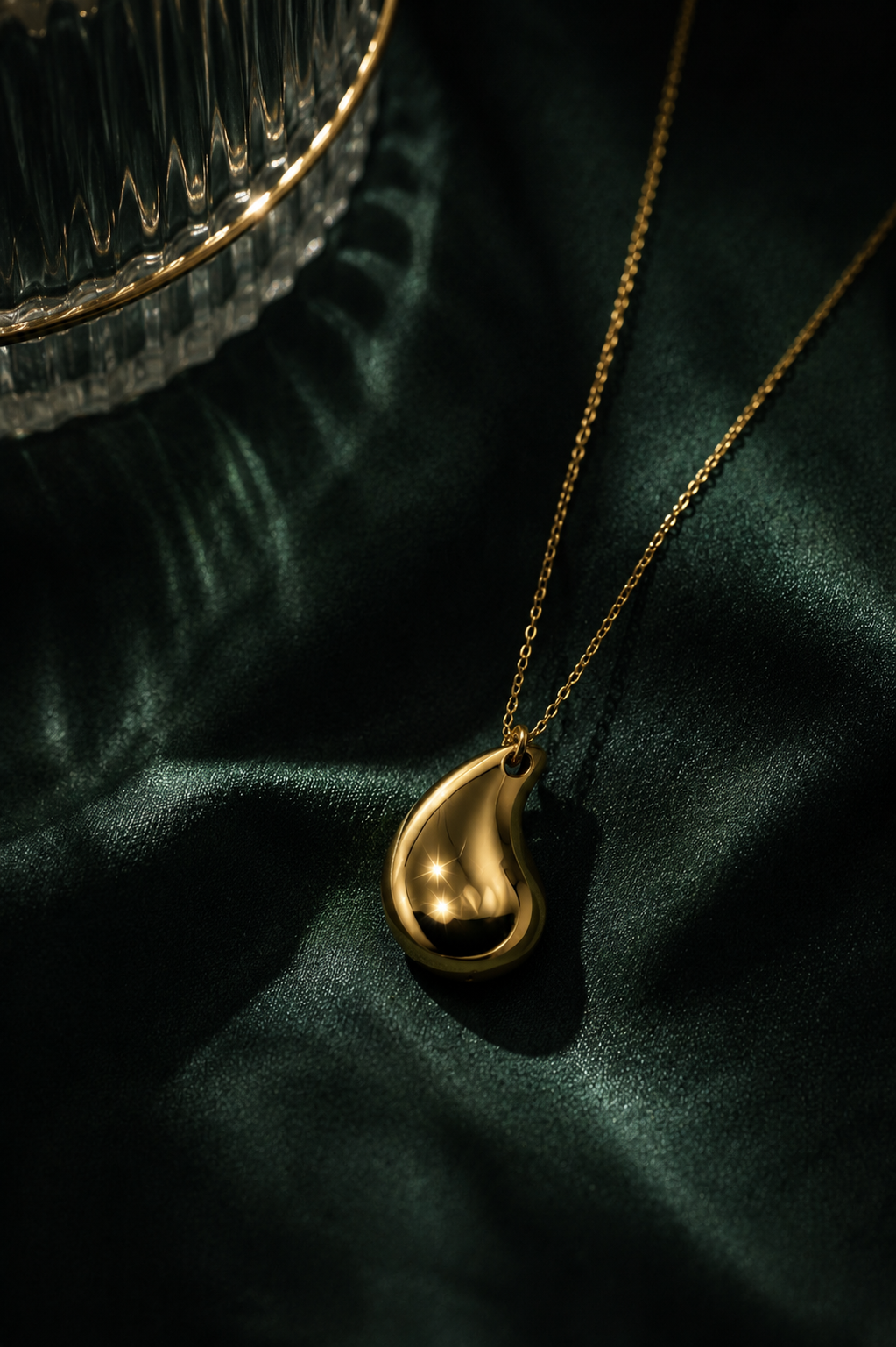 Golden Drop Necklace