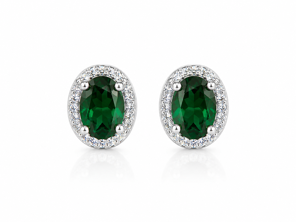 Lumière Green Light Earrings