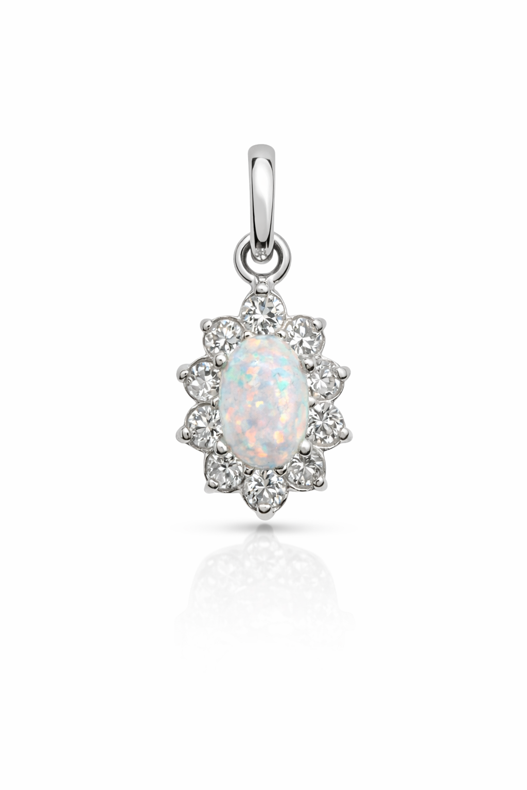 White beauty pendant