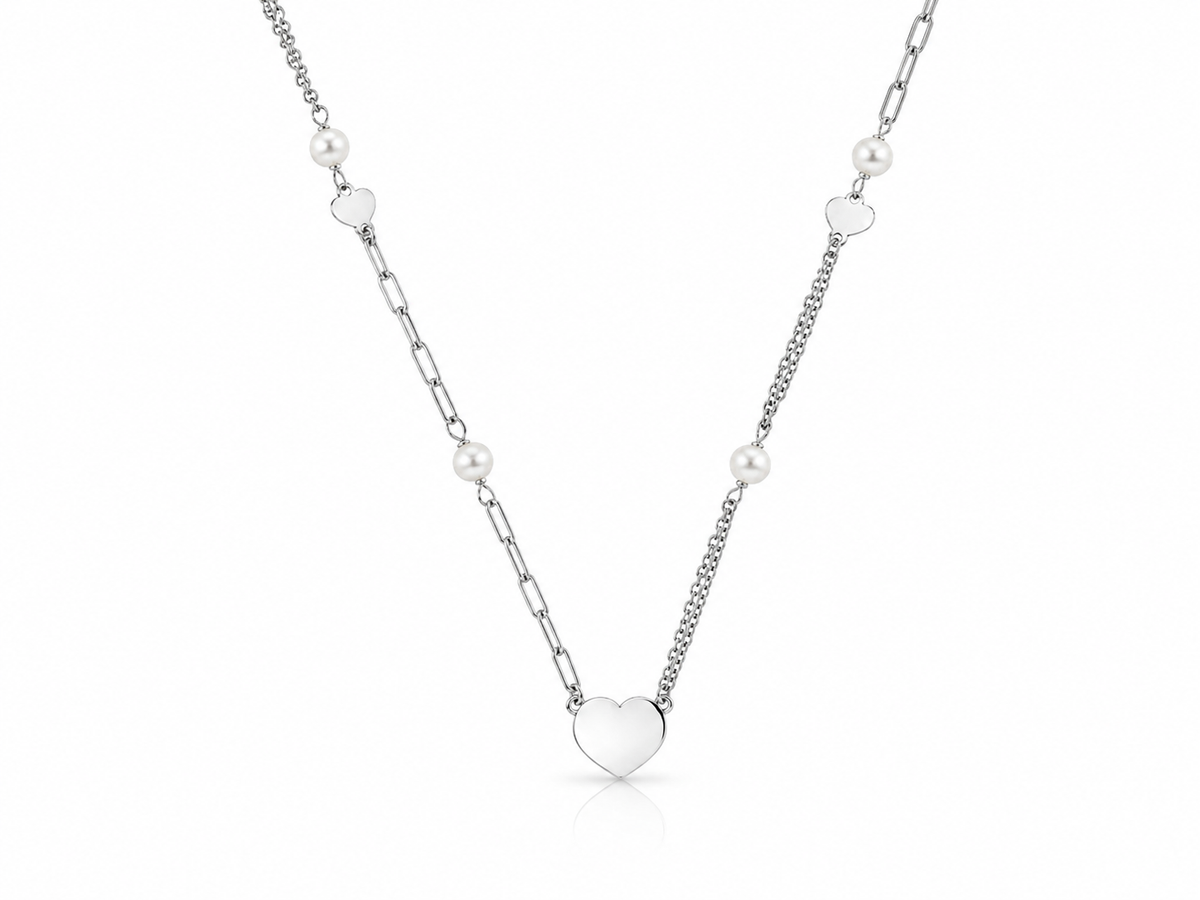 Pearl & Silver Necklace